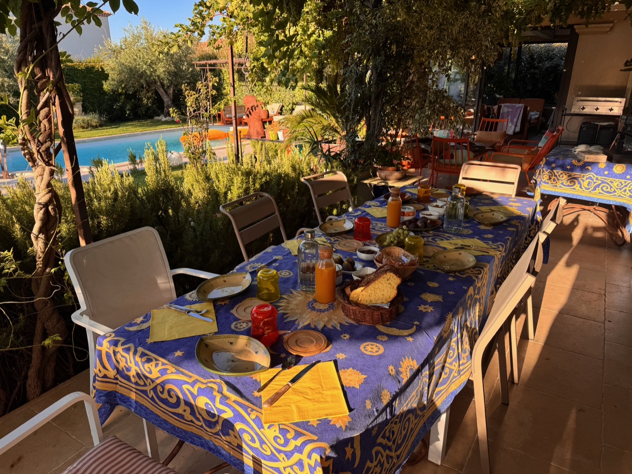 Breakfast on the terrace